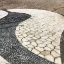 益阳 黄金麻冰裂缝室外铺装效果完美展示