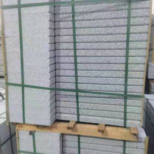 益阳 5公分芝麻白，倒斜角，室外楼梯踏步