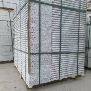 益阳 芙蓉白3公分厚磨圆边、拉槽，楼梯踏步