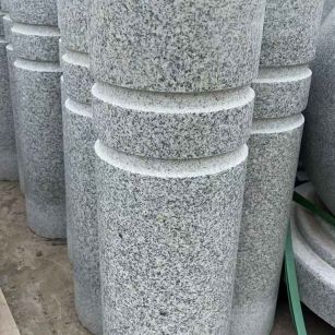 益阳 芝麻白花岗岩挡车柱、隔离柱多少钱