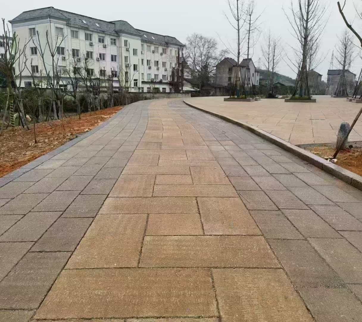 益阳仿古石铺装效果