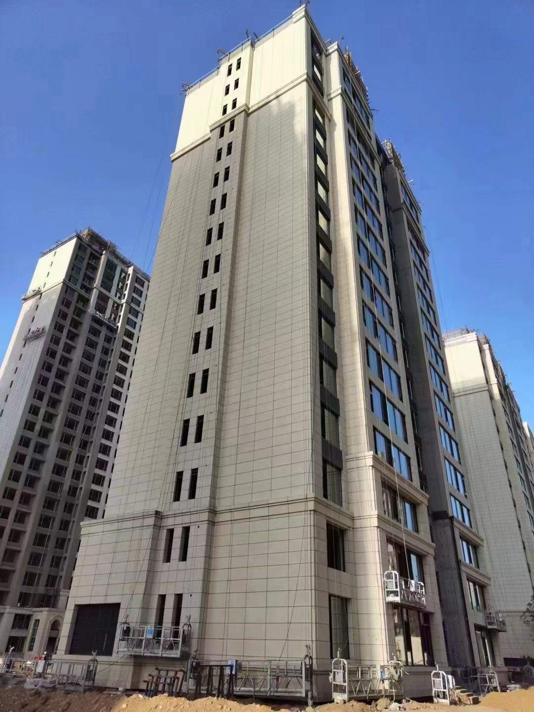 益阳黄金麻高端小区，外墙干挂