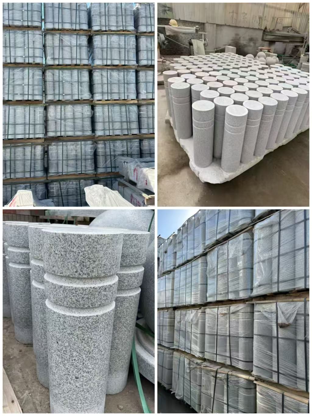 益阳 芝麻白花岗岩挡车柱、隔离柱多少钱