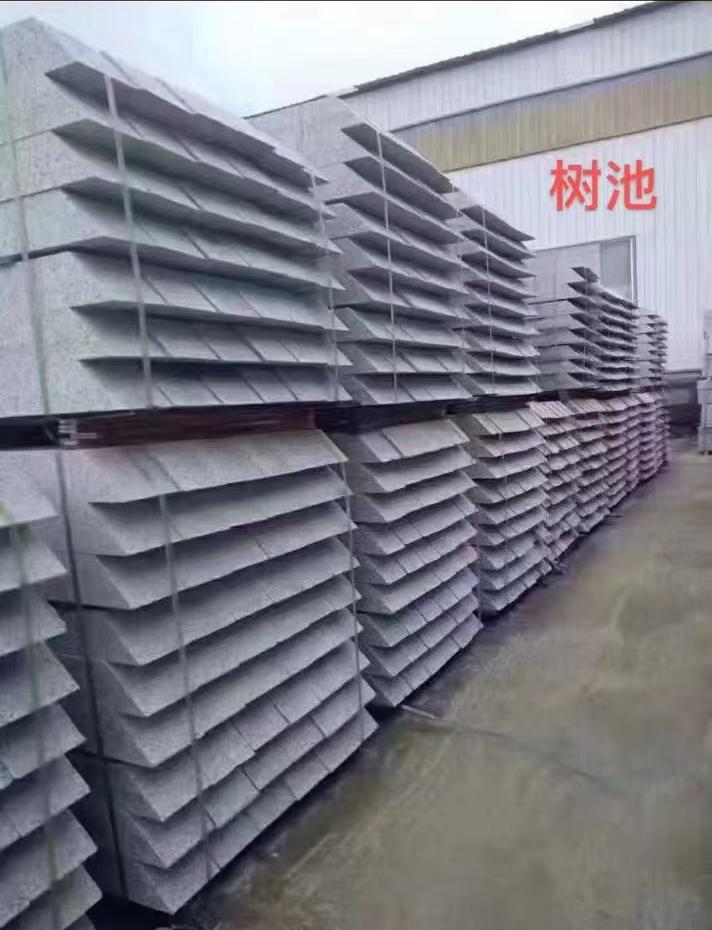 益阳 芝麻灰切头树池