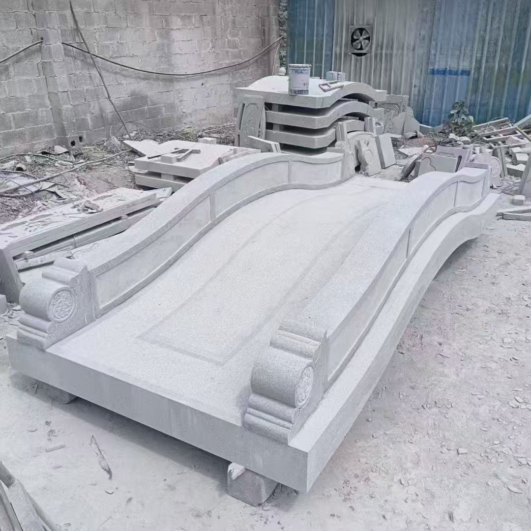 益阳 芝麻灰花岗岩园林景观 小石桥