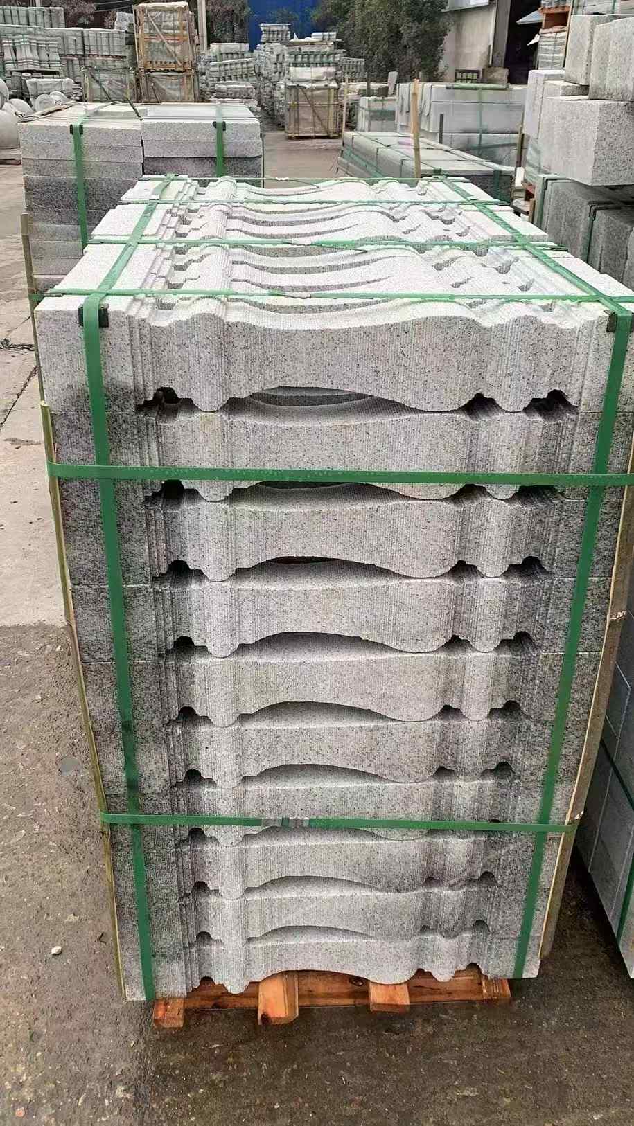 益阳 芝麻白方形拉丝面，栏杆花瓶柱